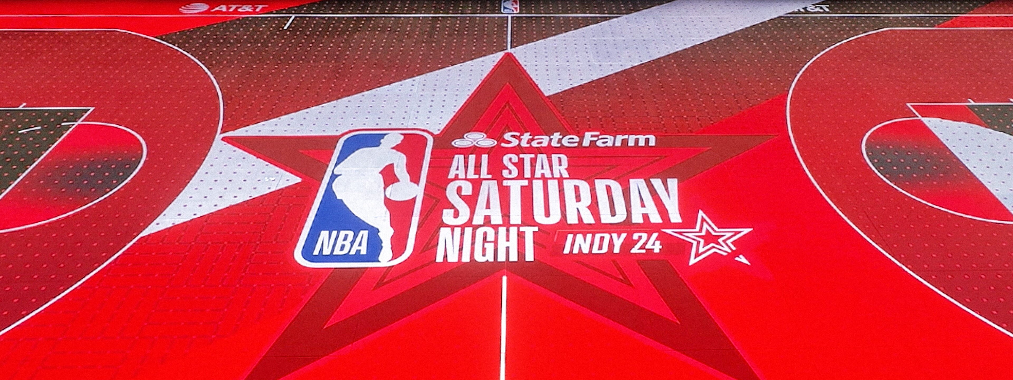 NBA unveils stateoftheart LED court for AllStar 2024 events taking